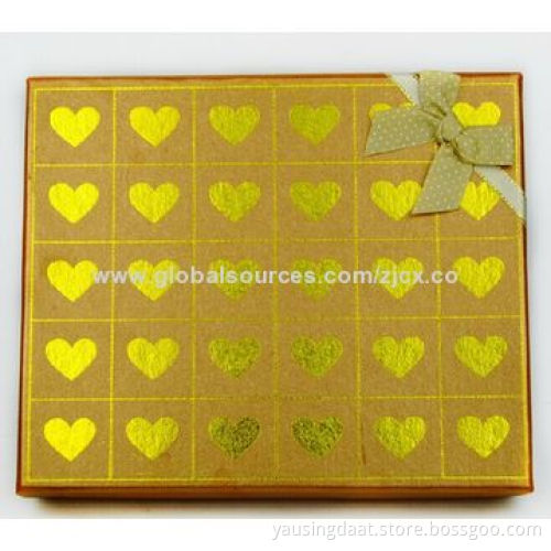 Gift Boxes, Suitable for Chocolates and Candy, Made of Art Paper/Cardboard